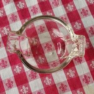 Chic Transparent Glass Accent Bowl